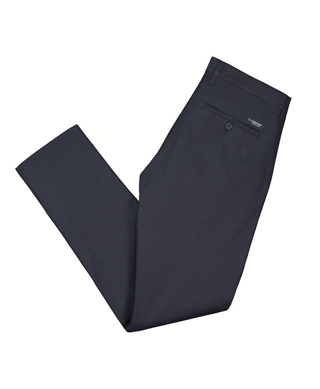 Chino Carlos léger bleu en coton bio - La Gentle Factory - A plat Chino Carlos léger bleu en coton bio - La Gentle Factory - A plat