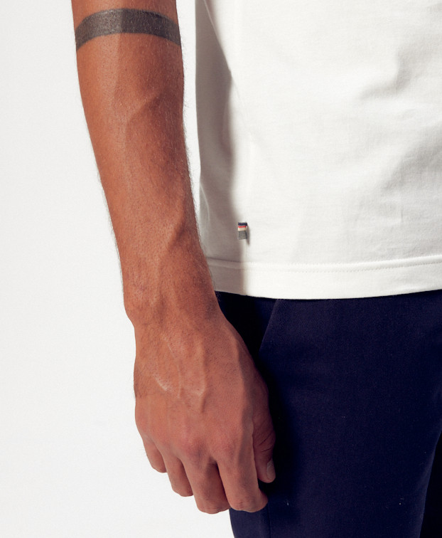 Tee-shirt Pacome écru en coton bio - La Gentle Factory - zoom vignette Tee-shirt Pacome écru en coton bio - La Gentle Factory - zoom vignette