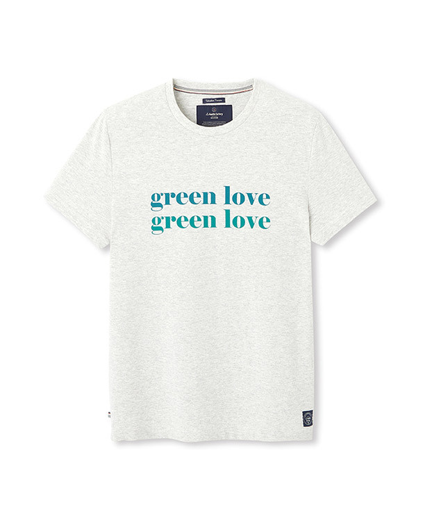 Tee-shirt Pépin gris recyclé - La Gentle Factory - Vue à plat Tee-shirt Pépin gris recyclé - La Gentle Factory - Vue à plat