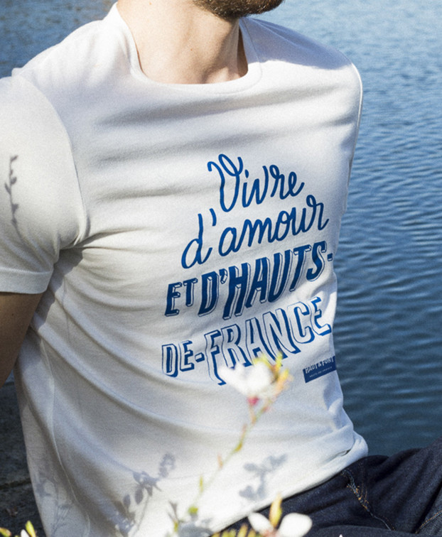 Tee-shirt Hugues en coton biologique - Vue détail print