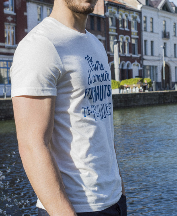 Tee-shirt Hugues en coton biologique - Vue profil Tee-shirt Hugues en coton biologique - Vue profil