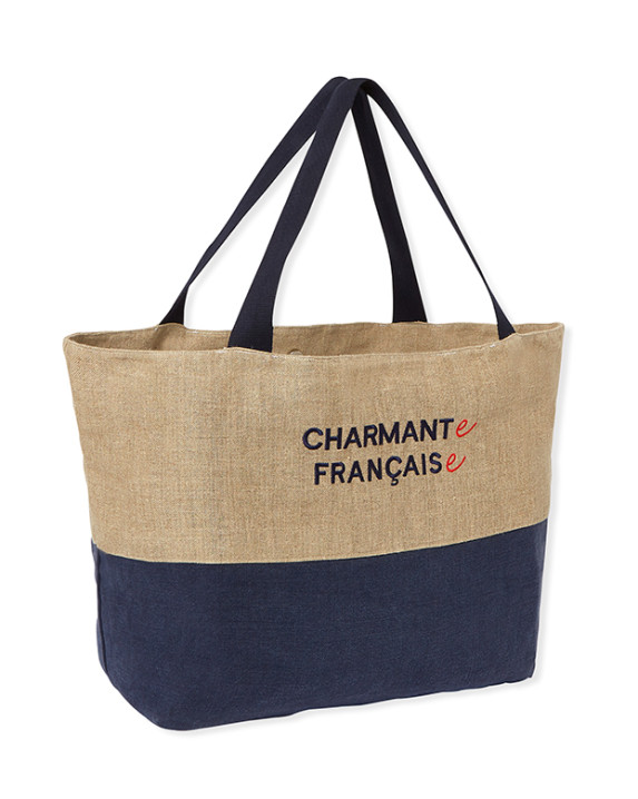 Sac 48H Sylvaine en lin - Vue complète