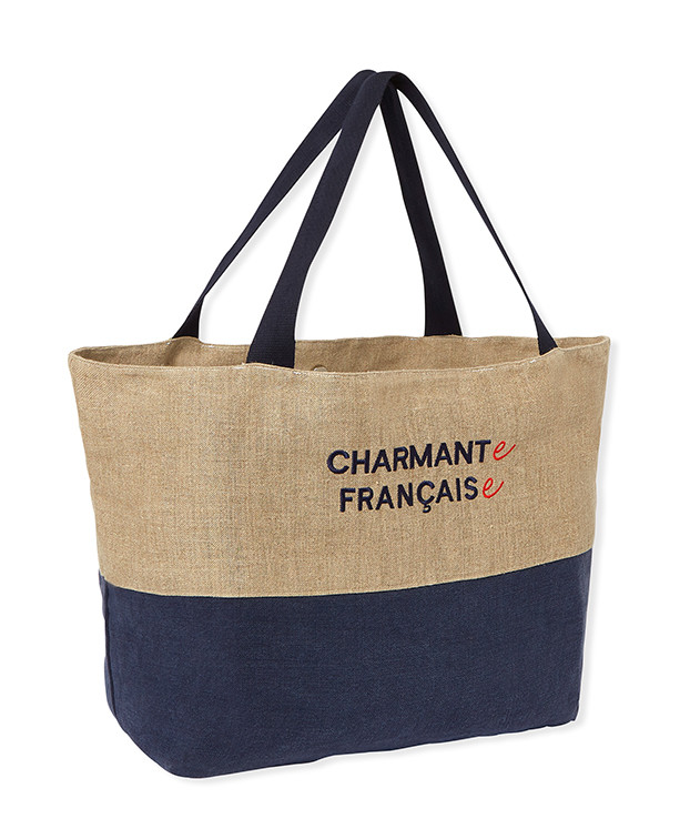Sac 48H Sylvaine en lin - Vue complète Sac 48H Sylvaine en lin - Vue complète