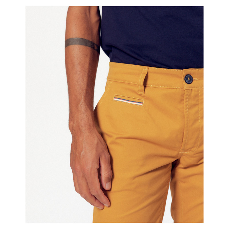 Pantalon Chino Homme Coton Biologique Orange