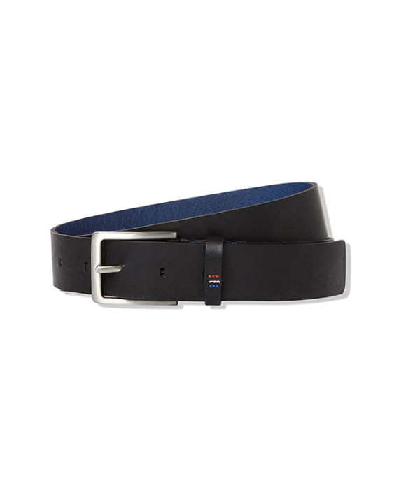 Ceinture Cléry bleu en cuir