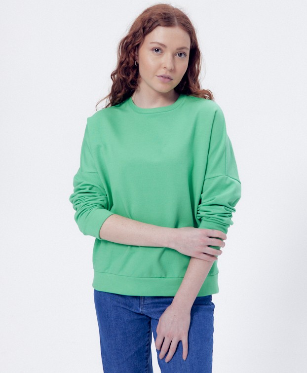 Sweat Helene Vert Menthe - vue de face Sweat Helene Vert Menthe - vue de face