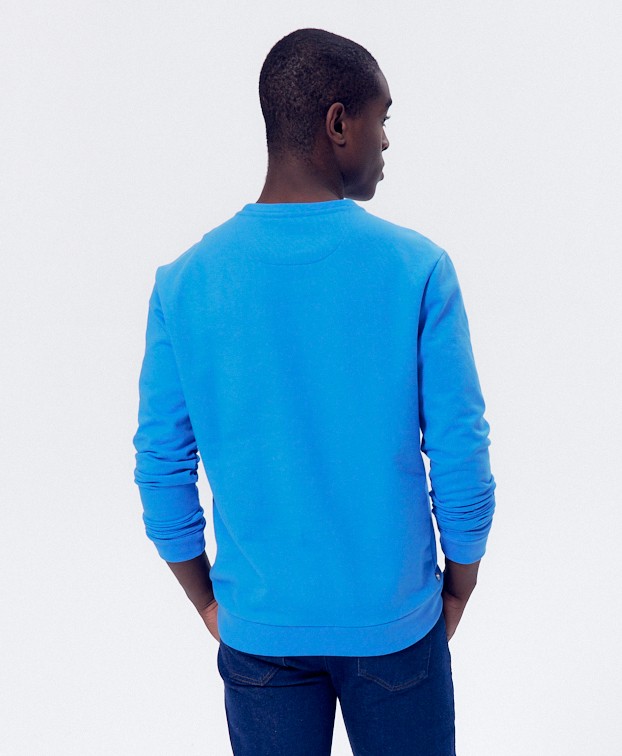 Sweat Hercule Bleu - vue de dos Sweat Hercule Bleu - vue de dos