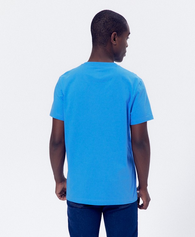 Tee-shirt Icare bleu azur - La Gentle Factory - vue de dos