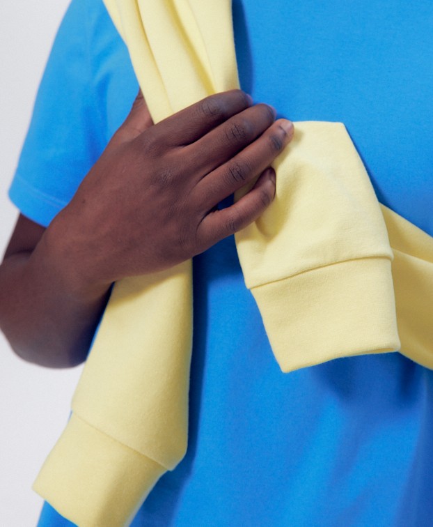 Tee-shirt Icare bleu azur - La Gentle Factory - zoom bras