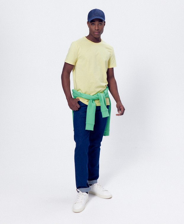 Tee-shirt Icare jaune - La Gentle Factory - vue tenue complète