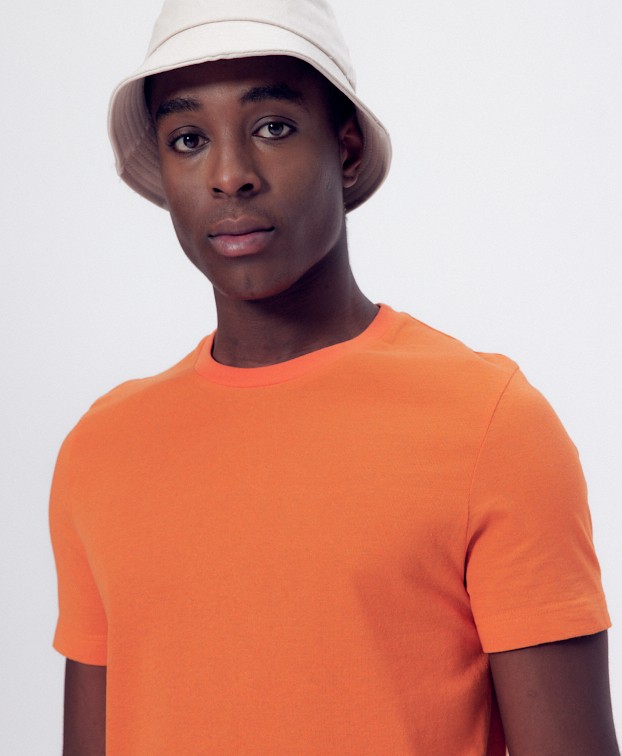 Tee-shirt Icare orange - La Gentle Factory - vue 3/4 Tee-shirt Icare orange - La Gentle Factory - vue 3/4