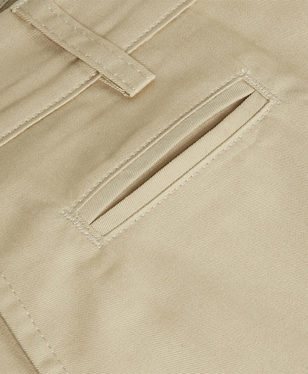 Bermuda Made In France Homme Coton Bio Carlo Beige - La Gentle Factory zoom poche Bermuda Made In France Homme Coton Bio Carlo Beige - La Gentle Factory zoom poche
