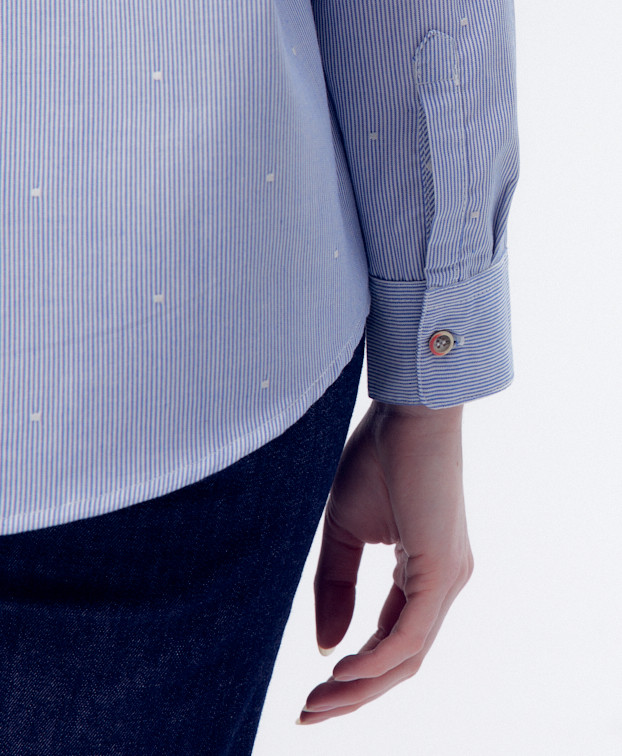 Chemise Camille - vue détail poignet Chemise Camille - vue détail poignet