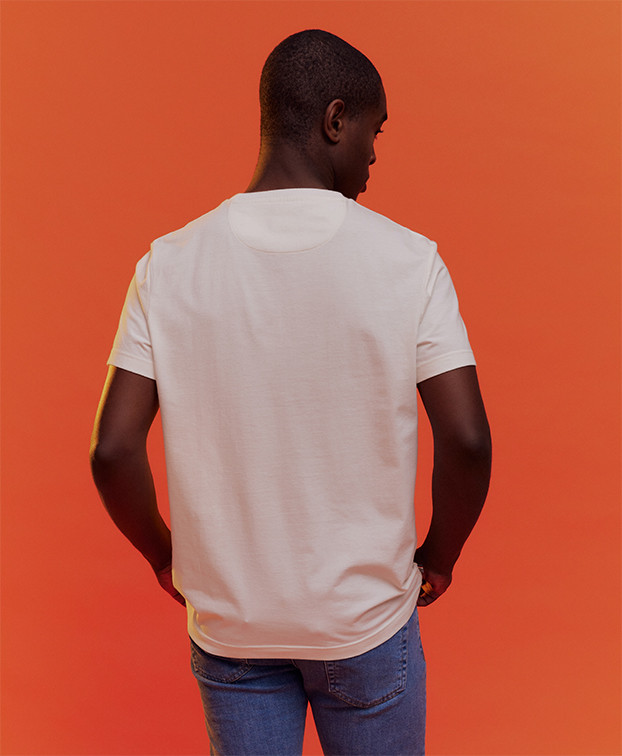 Tee-shirt Prosper G&L écru en coton bio - La Gentle Factory - Dos Tee-shirt Prosper G&L écru en coton bio - La Gentle Factory - Dos