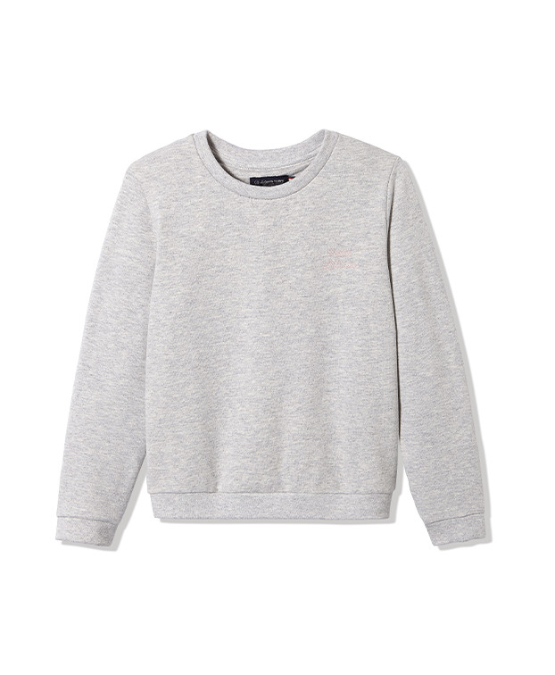 Jim, le sweat enfant tout simple - vue à plat