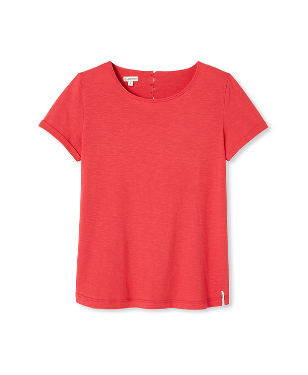 Julienne, le tee-shirt femme tout nu - vue à plat Julienne, le tee-shirt femme tout nu - vue à plat