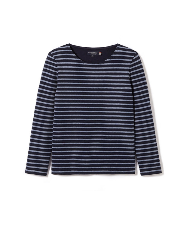 Joan, la marinière enfant unie -  Bleu Marine Rayé - Vue principale