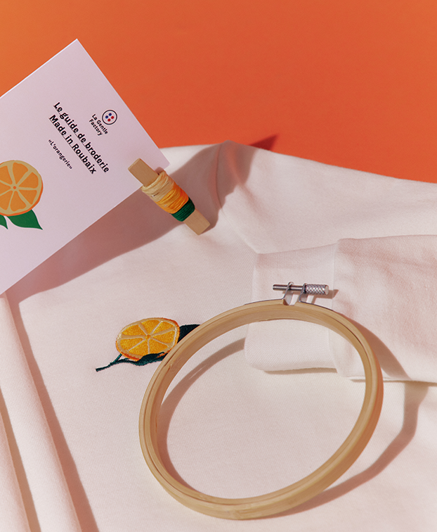 Kit broderie "Orangeade" seul - La Gentle Factory - Vue bis Kit broderie "Orangeade" seul - La Gentle Factory - Vue bis