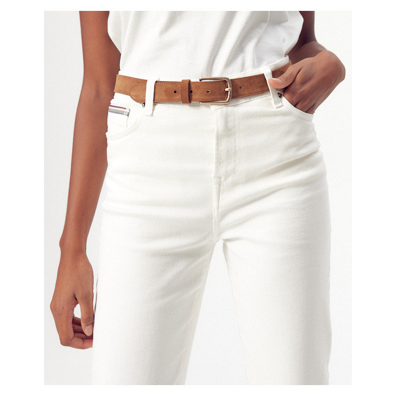 Ceinture Cuir Femme Made In France Coralie Marron La Gentle Factory