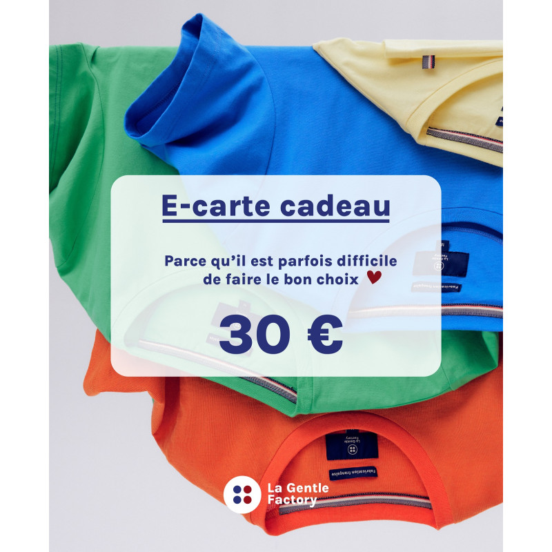 Carte Cadeau Responable- La Gentle Factory