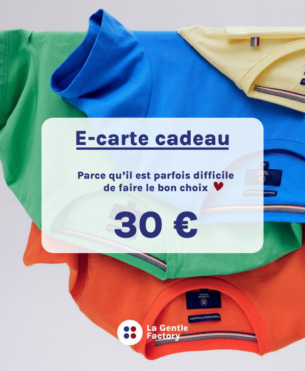 E-Carte Cadeau 30€ - La Gentle Factory