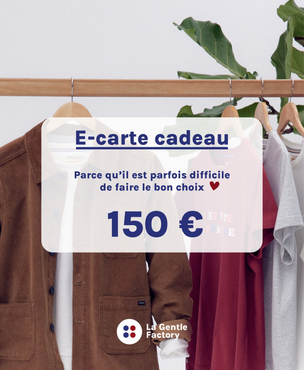 E-Carte Cadeau 150€ - La Gentle Factory