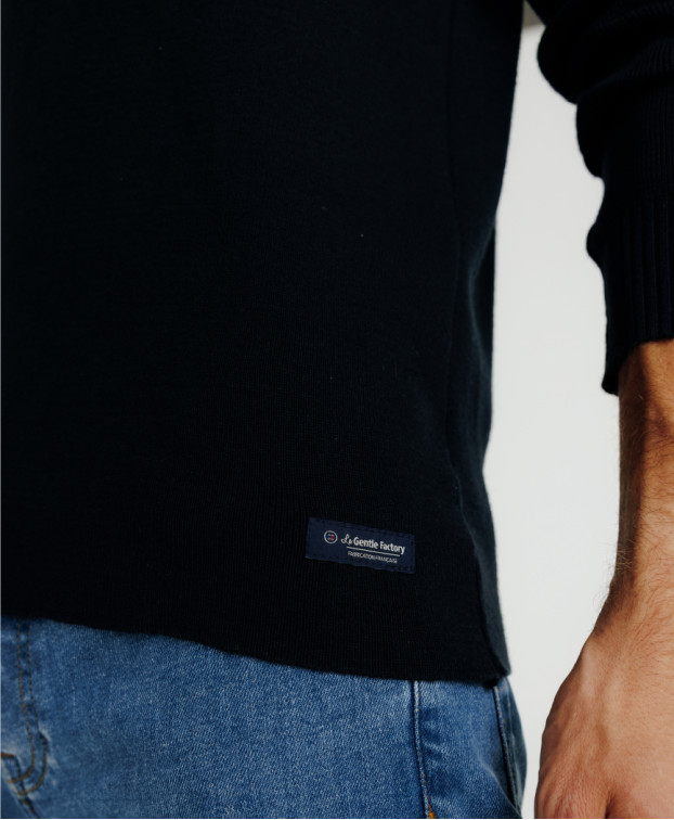 Pull Matthias - Vue zoom manche - La Gentle Factory