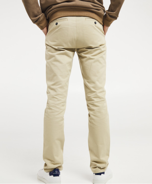Chino Leon beige clair made in France - La Gentle Factory - vue arrière