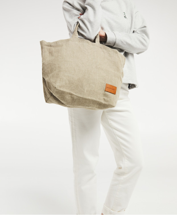 Sac made in France en lin beige - La Gentle Factory