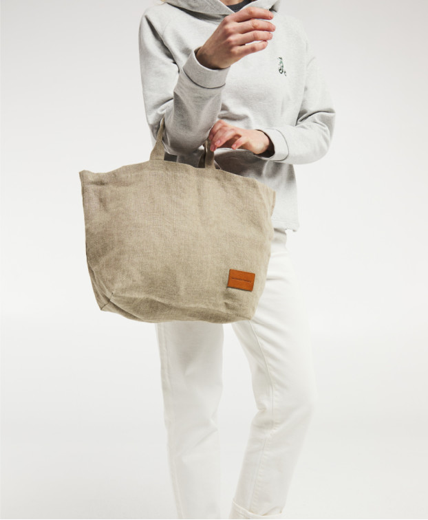 Sac made in France en lin beige - La Gentle Factory