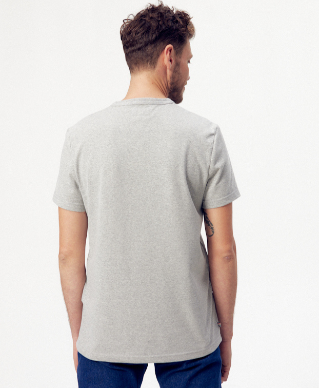 Tee-shirt Homme x 3- Pack Gris Chiné Made in France - vue dos