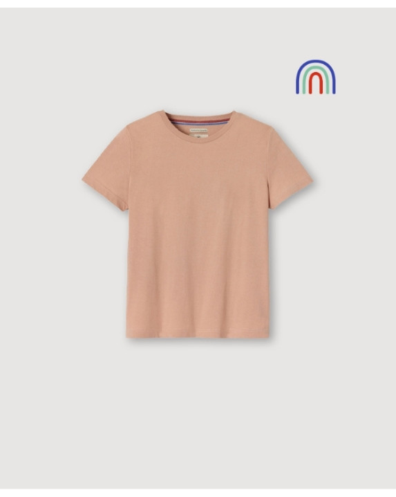 T-shirt Femme Made In France Recyclé Ida Vieux Rose - La Gentle Factory