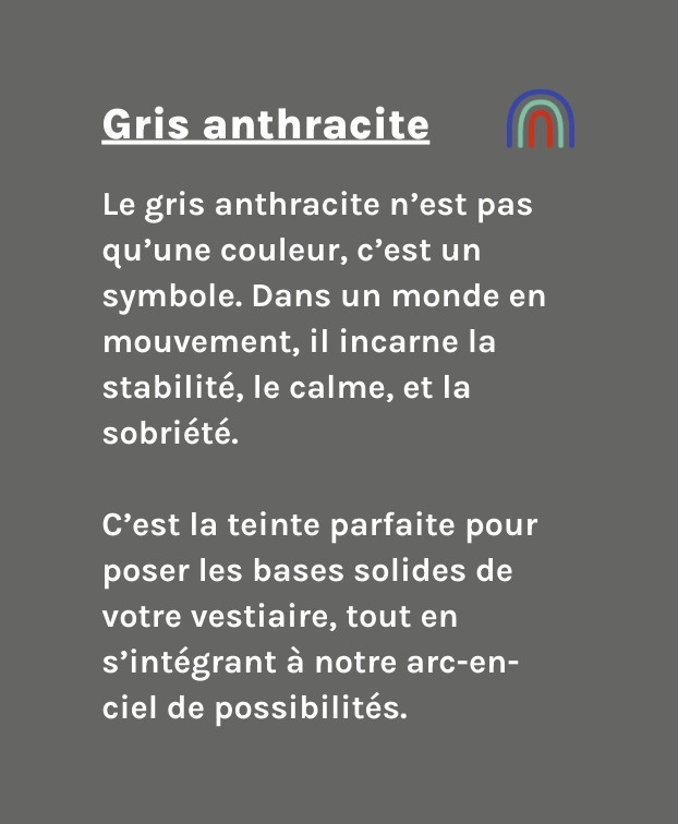 Julienne, le tee-shirt femme - Gris anthracite - recyclé - valeurs