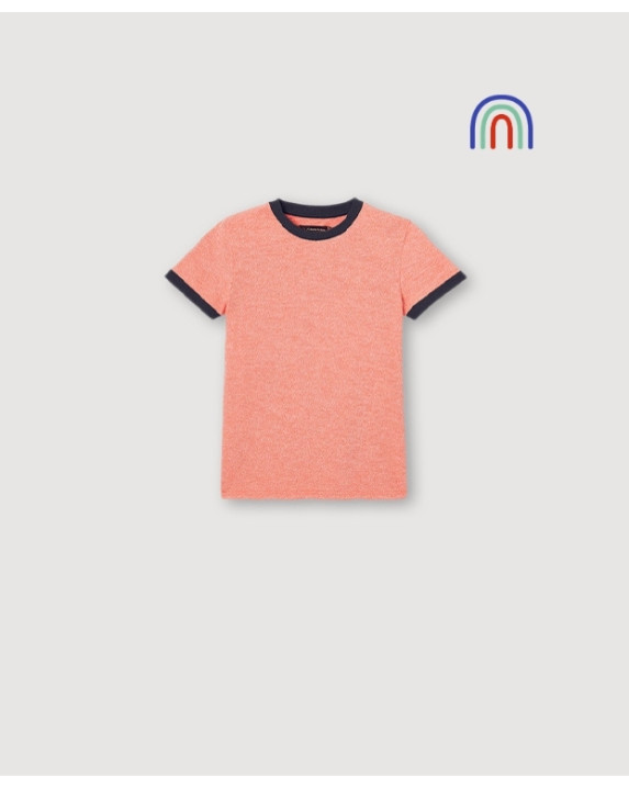 Joe, le tee-shirt enfant uni - Orange - Coton Bio - packshot