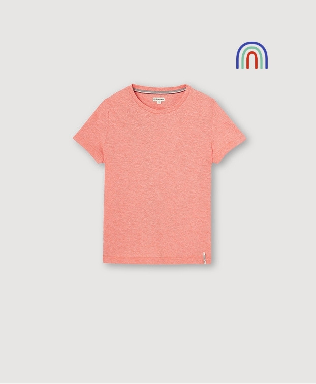 T-shirt uni Femme Made In France petit prix orange - La Gentle Factory