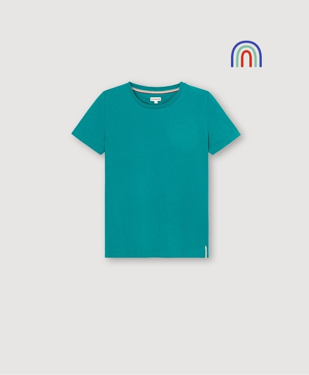 Julienne, le tee-shirt femme tout simple  Bleu - La Gentle Factory - Vue principale