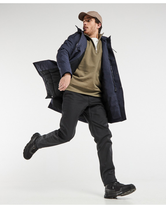 ELON MANTEAU WARM BLEU MARINE