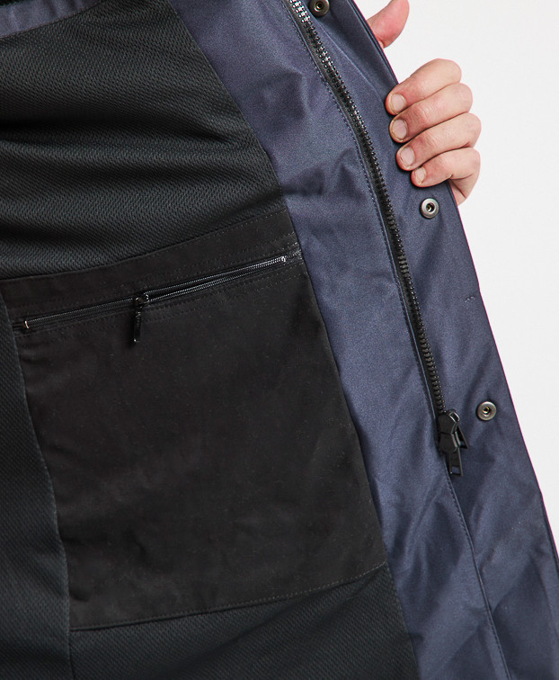 ELON MANTEAU CROSS OVER BLEU MARINE