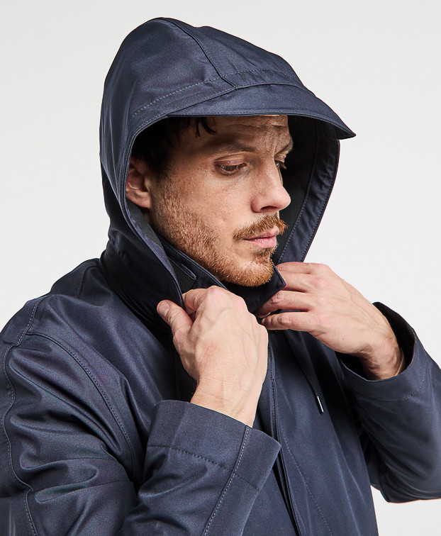 ELON MANTEAU CROSS OVER BLEU MARINE