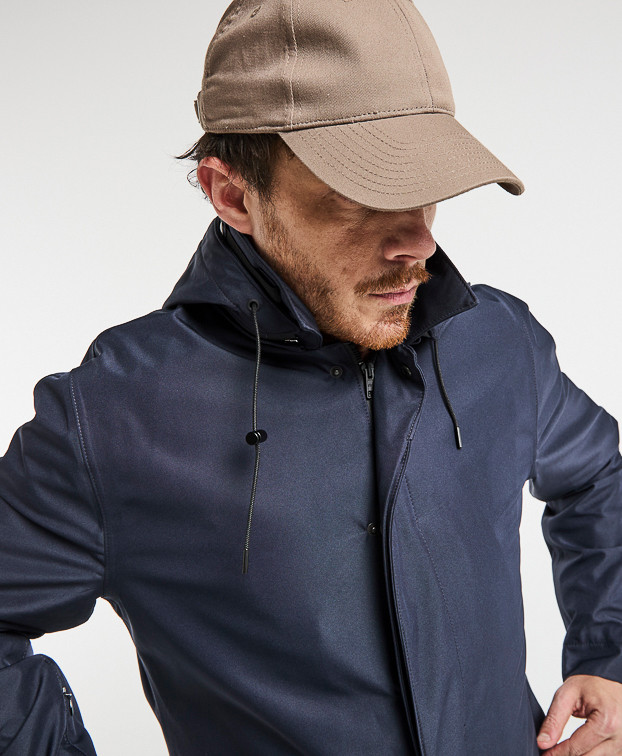 ELON MANTEAU CROSS OVER BLEU MARINE