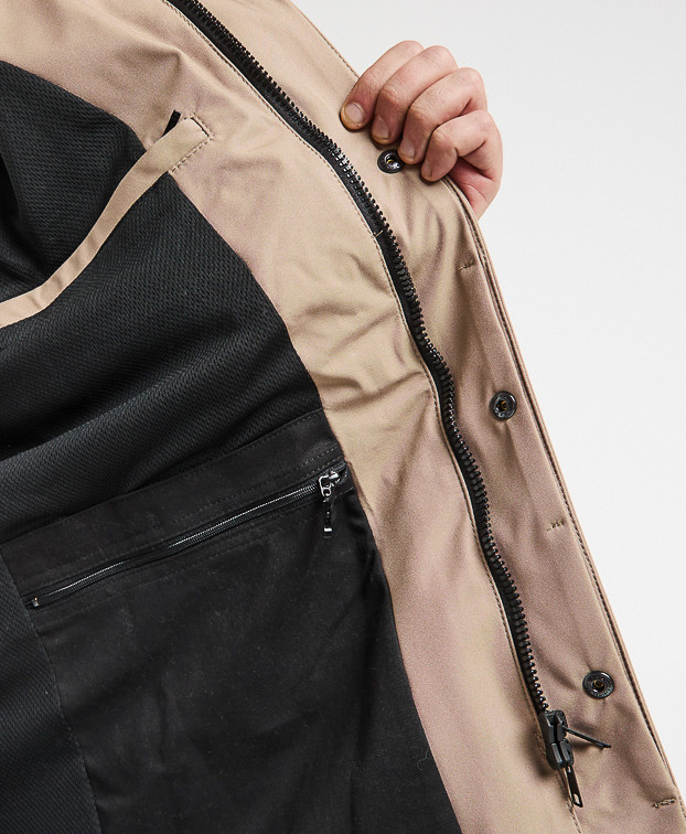 ELON MANTEAU CROSS OVER BEIGE MOYEN