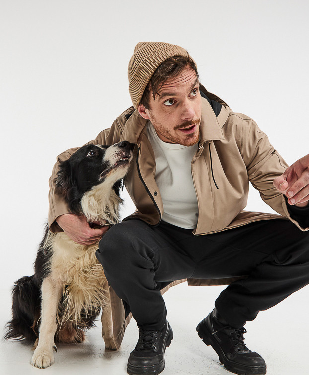 ELON MANTEAU CROSS OVER BEIGE MOYEN