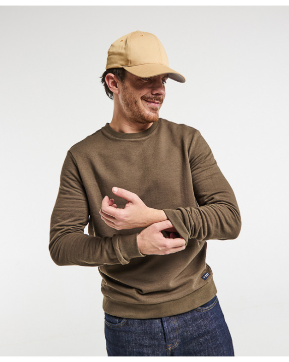 Justin, le sweat homme - Kaki made in France - vue face
