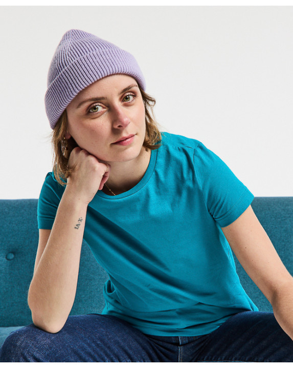 Julienne, le tee-shirt femme tout simple  Bleu - La Gentle Factory - Vue face