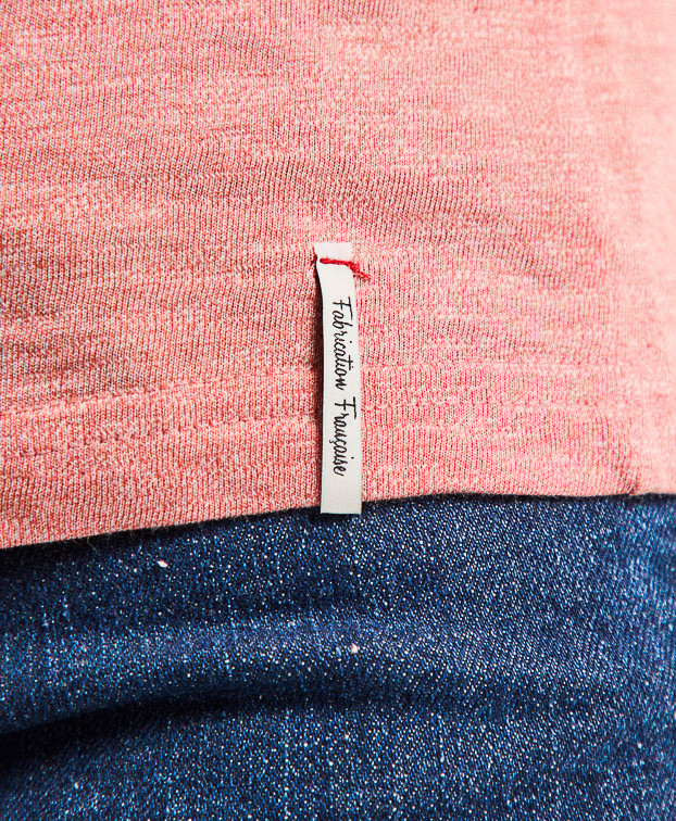 Julienne, le tee-shirt femme - Orange fantaisie - vue zoom