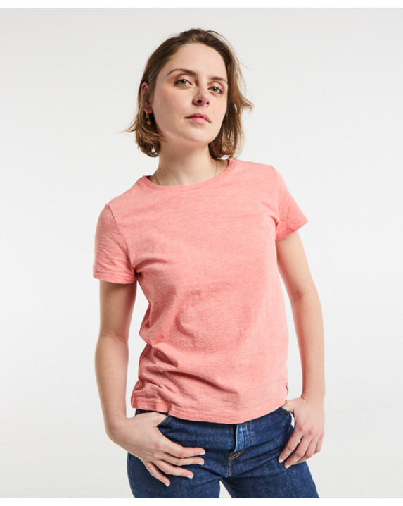 Julienne, le tee-shirt femme - Orange fantaisie - vue face