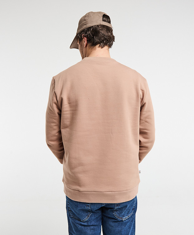 Sweat Benoit Camel brodé Made In France - La Gentle Factory