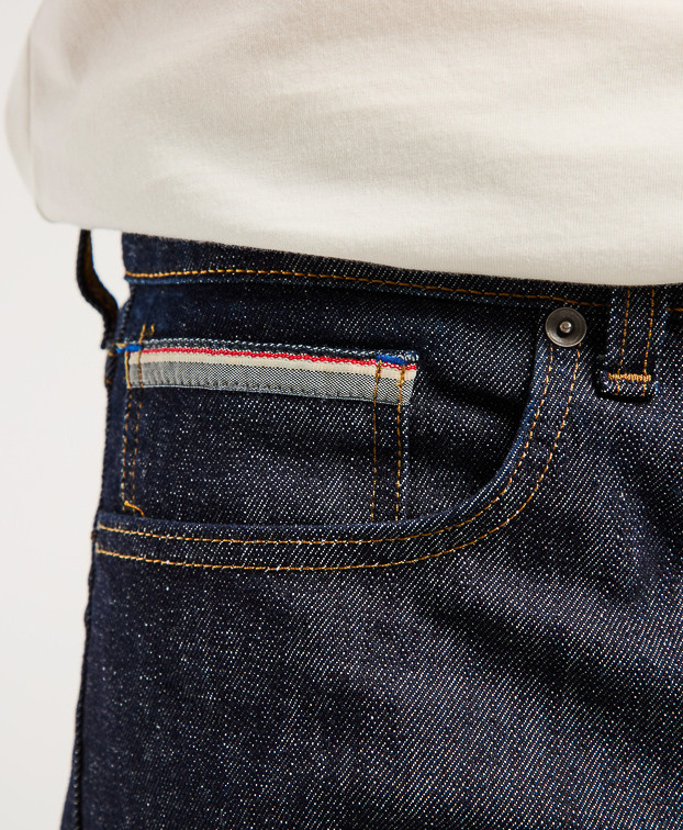 Jean Brut Homme Ajusté Made In France Coton Bio Antoine - La Gentle Factory