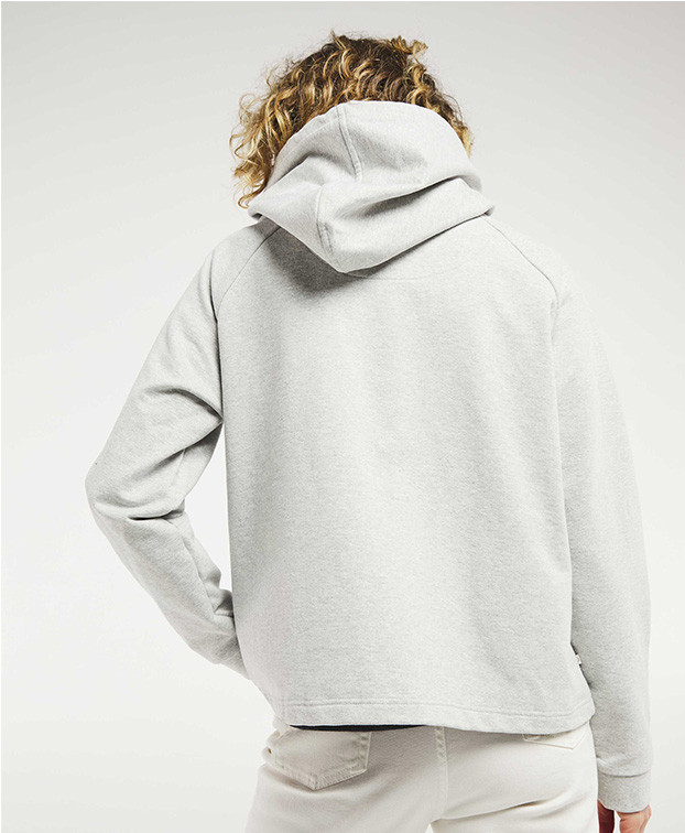 Sweat Femme Made in France Recyclé Gris - La Gentle Factory