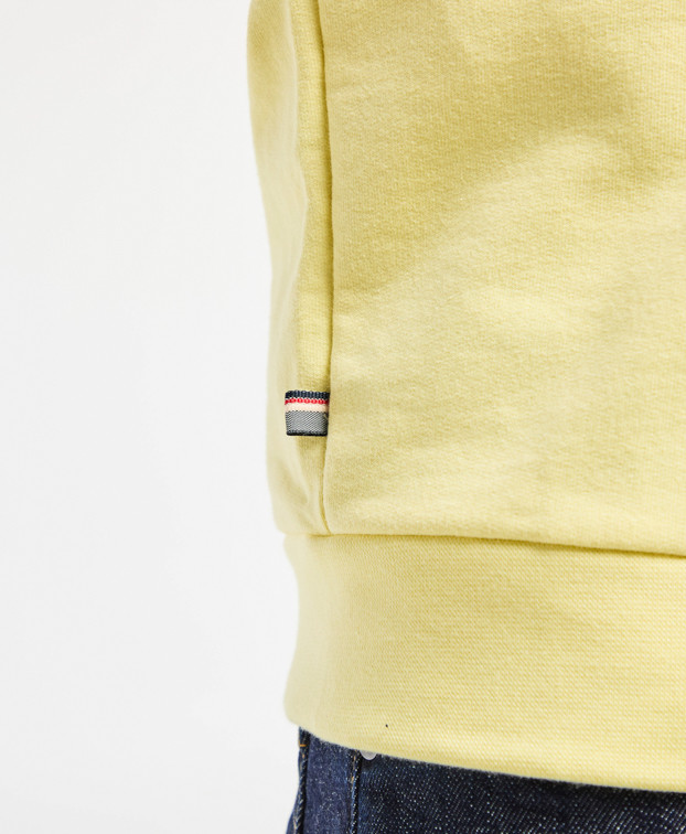 Sweat Jaune Homme Made In France Coton Bio Benoît - La Gentle Factory - La Gentle Factory